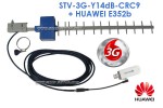 Комплект: 3G-антенна 14dB (РК-50 - 5м) + 3G-модем HUAWEI E352/FREE